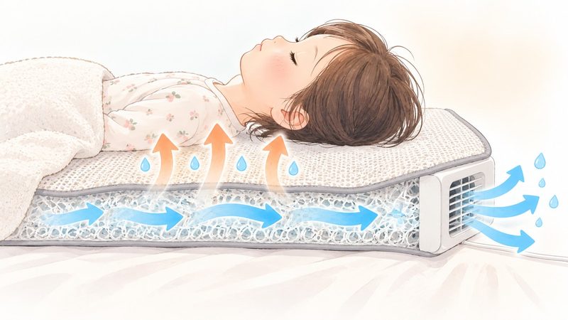 SOYOの熱と湿気を逃がす仕組み_図解