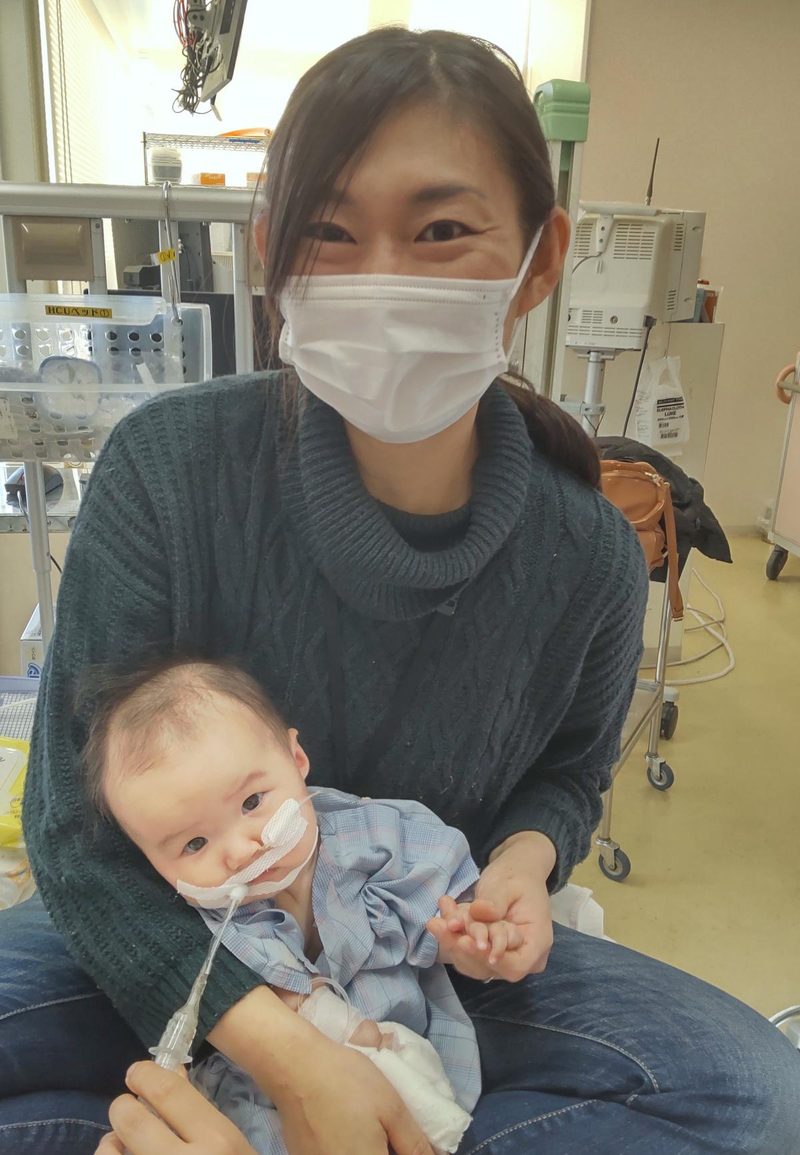 久しぶりの抱っこ