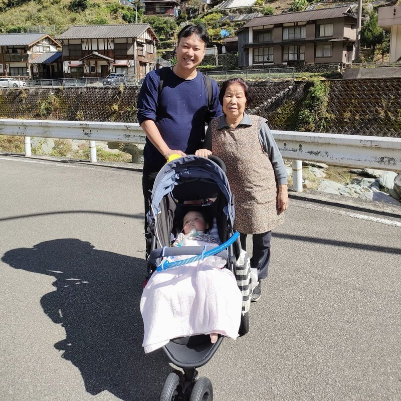 さくらとパパと祖母